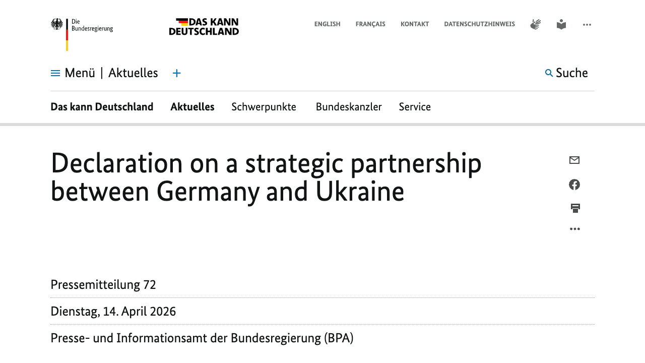 Germany and Ukraine Sign Strategic Partnership as Merz Pledges Weapons With 'No Range Restrictions'