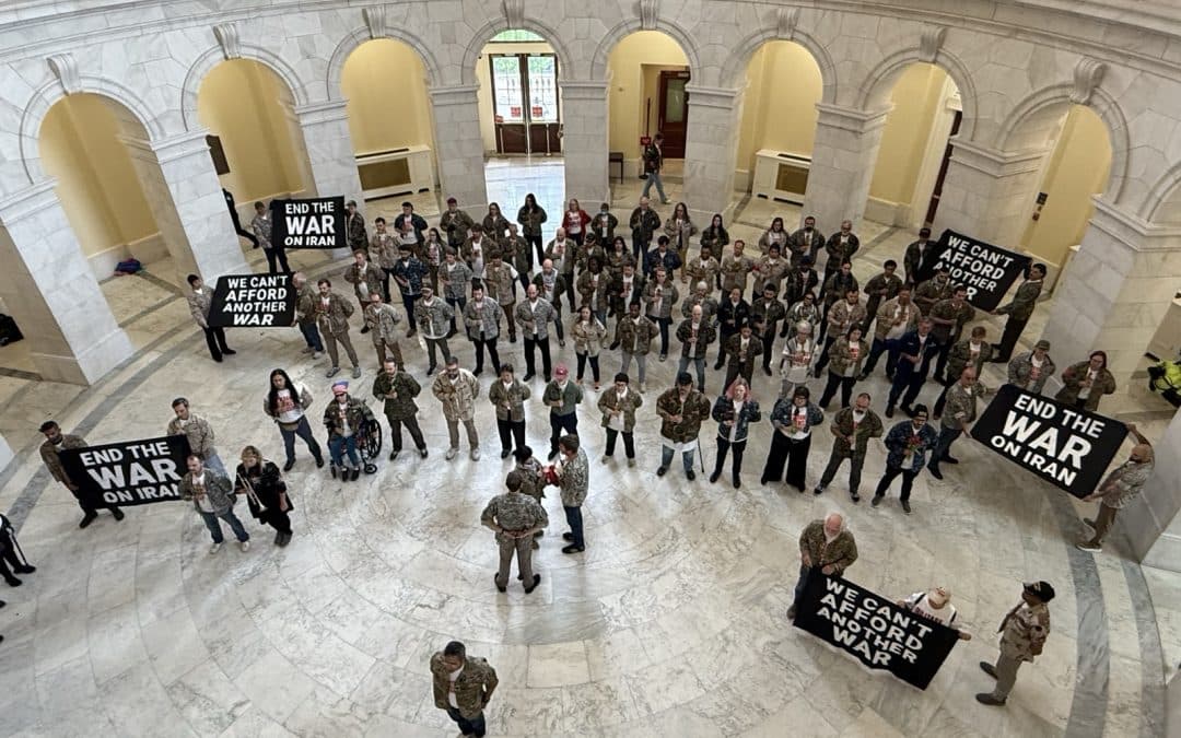 72 Veterans and Military Family Members Arrested at Cannon Rotunda After Folding Flags for 13 U.S. Troops Killed in Iran War