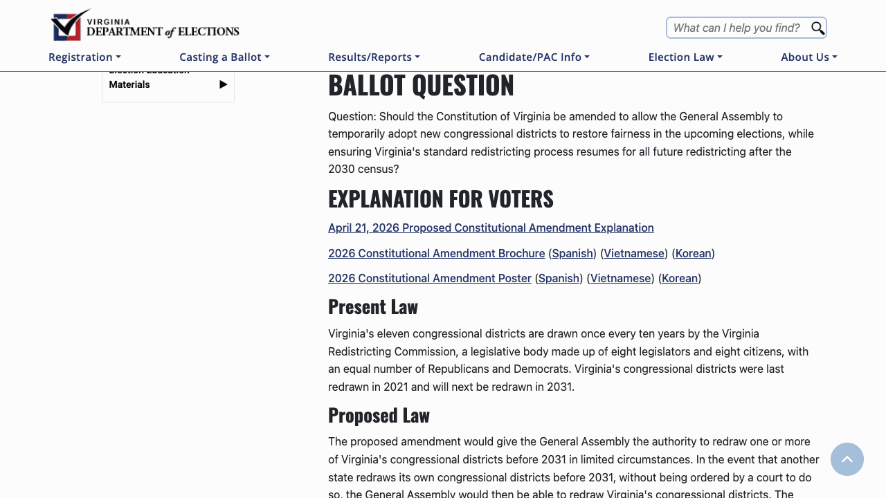 Virginia's April 21 Vote: Why Congressional Control Now Depends on Who Draws the Maps